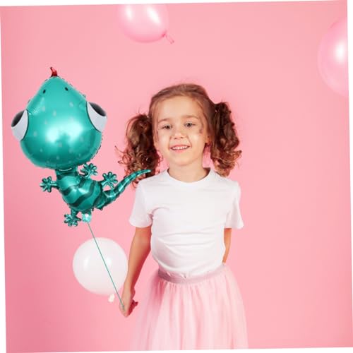 Kisangel 5 Stück Teiliges Gecko Folienballon Partydeko Aluminiumfolie Leicht Kindergeburtstag Shower Festliche Luftballons Tiermotiv Kisangel 5 Stück Teiliges Gecko Folienballon Partydeko Aluminiumfolie Leicht Kindergeburtstag Shower Festliche Luftballons Tiermotiv von Kisangel