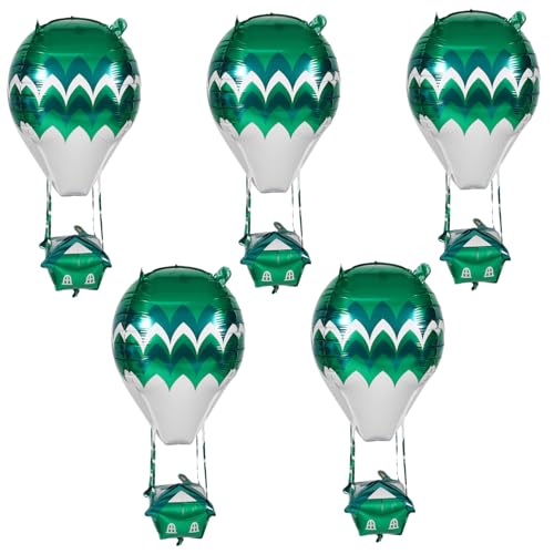 Kisangel 5stücke Geburtstag Ballon Heißluftballon Folienballon Folienluftballon Deko Heißluftballon Aufblasbar Party Zubehör Ornament Für Innen Und Außenbereich Kisangel 5stücke Geburtstag Ballon Heißluftballon Folienballon Folienluftballon Deko Heißluftballon Aufblasbar Party Zubehör Ornament Für Innen Und Außenbereich von Kisangel