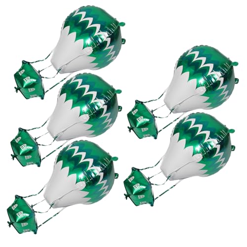 Kisangel 5 Stück Teiliges Hot Air Balloon Folienballon Einzigartige Partydekoration mit Witzigem Heißluftballon Design Leicht Aufzublasen für Innen und Außenbereiche für Geburtstage Kisangel 5 Stück Teiliges Hot Air Balloon Folienballon Einzigartige Partydekoration mit Witzigem Heißluftballon Design Leicht Aufzublasen für Innen und Außenbereiche für Geburtstage von Kisangel