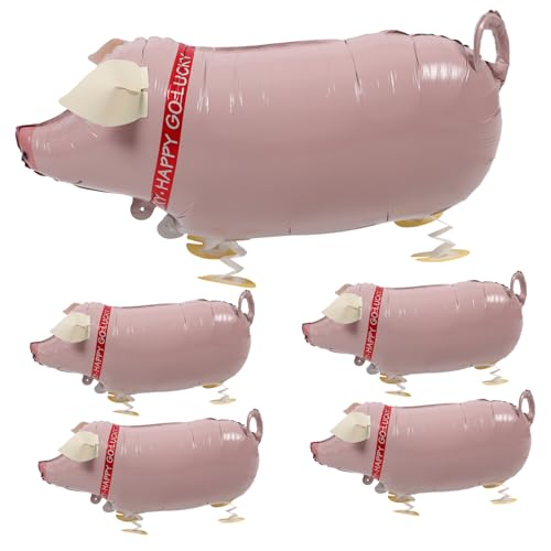Kisangel 5 Stück Teiliges Süßer Aufblasbarer Schweine Folienballons für Kindergeburtstag Langlebig Leicht und Sicher als Partyspielzeug und Geburtstagsfeierzubehör Kisangel 5 Stück Teiliges Süßer Aufblasbarer Schweine Folienballons für Kindergeburtstag Langlebig Leicht und Sicher als Partyspielzeug und Geburtstagsfeierzubehör von Kisangel