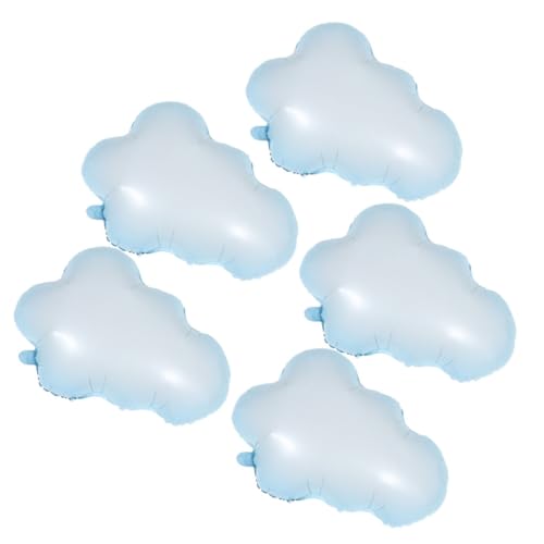 Kisangel 5 Stück Wolkenballon Wolkenfolienballons Dusche Geburtstag Luftballons Wolke Ballons Babyparty Aufblasbare Luftballons Ballonstütze Sky-blue Aluminiumfolie Kisangel 5 Stück Wolkenballon Wolkenfolienballons Dusche Geburtstag Luftballons Wolke Ballons Babyparty Aufblasbare Luftballons Ballonstütze Sky-blue Aluminiumfolie von Kisangel