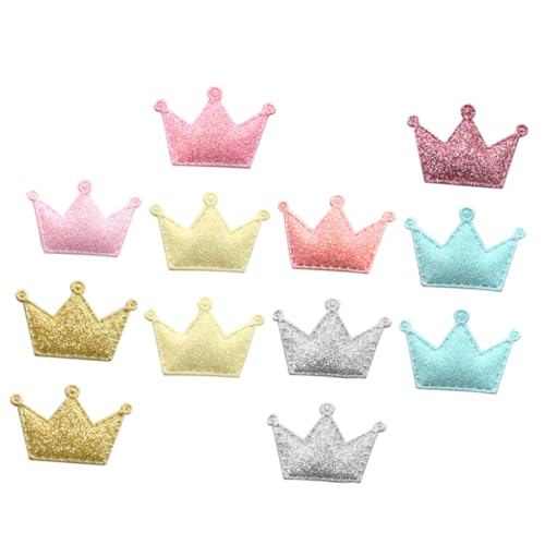 Kisangel 50 Stück Glitzer Kronen Aufnäher zum Aufnähen Weiche Stoffapplikationen für DIY Kleidung Taschen und Bastelmaterial Farben Gemischt Langlebige Farbintensive Nähdekoration Kisangel 50 Stück Glitzer Kronen Aufnäher zum Aufnähen Weiche Stoffapplikationen für DIY Kleidung Taschen und Bastelmaterial Farben Gemischt Langlebige Farbintensive Nähdekoration von Kisangel