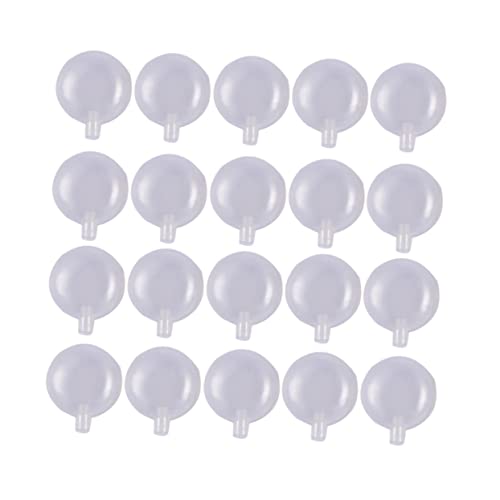 Kisangel 50 Stück Klingendes Geräuschemacher Sound-Toy-Insert-Noise-Maker Reparatur Ersatz Quietscher Zubehör Einfügen Lärmmacher Ersatz Weiß Plastik von Kisangel