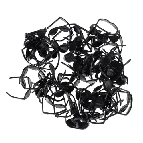Kisangel 50 Stück Puppenbrille Kleine Puppensonnenbrille Puppe Mini-brille Puppen-requisitenbrille Requisiten Zum Ankleiden Von Puppen Kostümzubehör Für Minipuppen Plastik Black von Kisangel