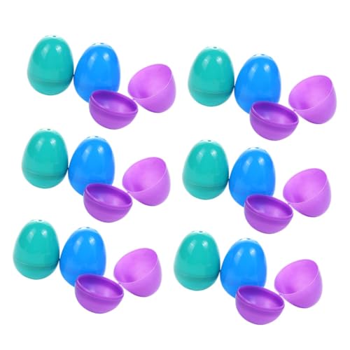 Kisangel 50 Stück Teiliges Bunte Kunststoff Ostereier zum Befüllen Große Dekorative Eier Leichte DIY Eierschalen für Osterdeko Süßigkeiten und Geschenkboxen für Farbe Kisangel 50 Stück Teiliges Bunte Kunststoff Ostereier zum Befüllen Große Dekorative Eier Leichte DIY Eierschalen für Osterdeko Süßigkeiten und Geschenkboxen für Farbe von Kisangel
