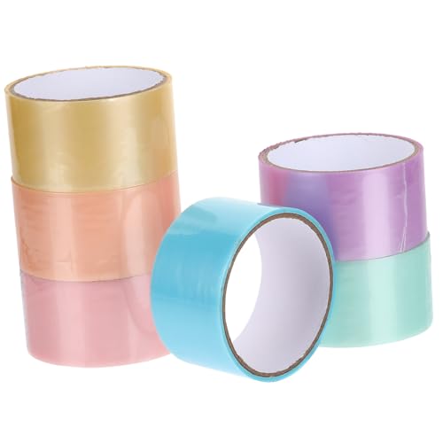 Kisangel 6 Rollen Farbiges Klebeband Sticky Ball Tape Breit Selbstklebend DIY Sensorisches zur Stressreduktion Tragbares Lustiges Entspannungsspielzeug für Erwachsene Kisangel 6 Rollen Farbiges Klebeband Sticky Ball Tape Breit Selbstklebend DIY Sensorisches zur Stressreduktion Tragbares Lustiges Entspannungsspielzeug für Erwachsene von Kisangel
