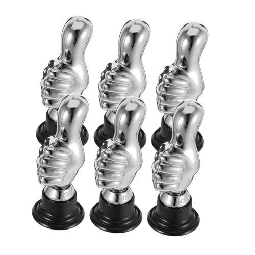 Kisangel 6 Stück Ehrentroht kleine Pokalübergabe Giveaways für Veranstaltungen Trophäen Spiel Belohnungsbecher für Motivationspreis -Trophäe Plastik Silber Wiederverwendbar Kisangel 6 Stück Ehrentroht kleine Pokalübergabe Giveaways für Veranstaltungen Trophäen Spiel Belohnungsbecher für Motivationspreis -Trophäe Plastik Silber Wiederverwendbar von Kisangel