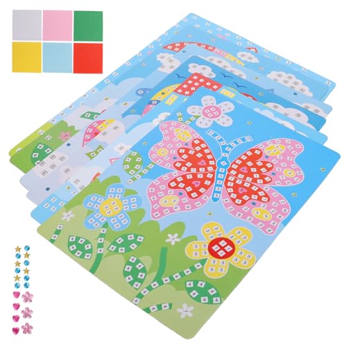 Kisangel 6 Stück Puzzleaufkleber DIY-Cartoon-Puzzle-Aufkleber Puzzle-Sticker-Material Kunsthandwerk Cartoon -Aufkleber lustige Cartoon-Puzzleaufkleber bevorzugen Eva Kisangel 6 Stück Puzzleaufkleber DIY-Cartoon-Puzzle-Aufkleber Puzzle-Sticker-Material Kunsthandwerk Cartoon -Aufkleber lustige Cartoon-Puzzleaufkleber bevorzugen Eva von Kisangel