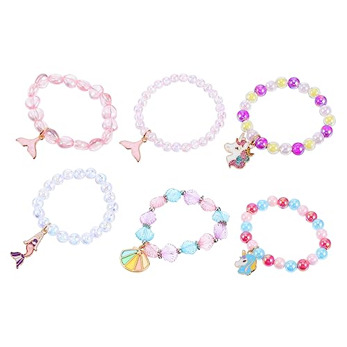 Kisangel 6 Stück Teiliges Acrylperlen Armbänder mit Einhorn Anhänger für Partys Geburtstagsfeiern und Kreative Anlässe Leicht und Farbenfroh Mitgebsel für Junge Damen Kisangel 6 Stück Teiliges Acrylperlen Armbänder mit Einhorn Anhänger für Partys Geburtstagsfeiern und Kreative Anlässe Leicht und Farbenfroh Mitgebsel für Junge Damen von Kisangel