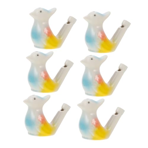 Kisangel 6 Stück Teiliges Bunte Vogelpfeifen aus Keramik mit Lebensechtem Klang Montessori Trillerpfeifen für Geburtstagsgeschenke und Aufmerksamkeitstraining Zufällige Zufällige Farbe Kisangel 6 Stück Teiliges Bunte Vogelpfeifen aus Keramik mit Lebensechtem Klang Montessori Trillerpfeifen für Geburtstagsgeschenke und Aufmerksamkeitstraining Zufällige Zufällige Farbe von Kisangel