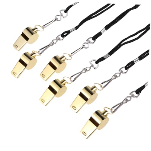 Kisangel 6 Stück Teiliges Edelstahl Notfallpfeifen Laute Survival Trillerpfeifen für Outdoor Camping Wandern Training Leichtes Tragbares Design mit Schlüsselanhänger Deutlich aus Großer Kisangel 6 Stück Teiliges Edelstahl Notfallpfeifen Laute Survival Trillerpfeifen für Outdoor Camping Wandern Training Leichtes Tragbares Design mit Schlüsselanhänger Deutlich aus Großer von Kisangel
