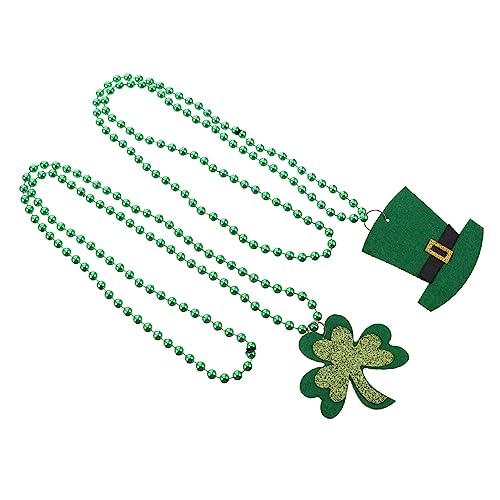 Kisangel 6 Stück Teiliges Irische Kleeblatt Halskette Festliche Schmuckdekoration für Patrick's Day Foto Requisite und Partyzubehör Vielseitig Kombinierbar mit Verschiedenen Outfits Kisangel 6 Stück Teiliges Irische Kleeblatt Halskette Festliche Schmuckdekoration für Patrick's Day Foto Requisite und Partyzubehör Vielseitig Kombinierbar mit Verschiedenen Outfits von Kisangel