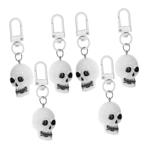 Kisangel 6 Stück Teiliges Schlüsselanhänger Dekorative Anhänger für Halloween Deko Praktische Schlüsselringe für Taschen und Rucksäcke Kreative Hängedekorationen Kisangel 6 Stück Teiliges Schlüsselanhänger Dekorative Anhänger für Halloween Deko Praktische Schlüsselringe für Taschen und Rucksäcke Kreative Hängedekorationen von Kisangel