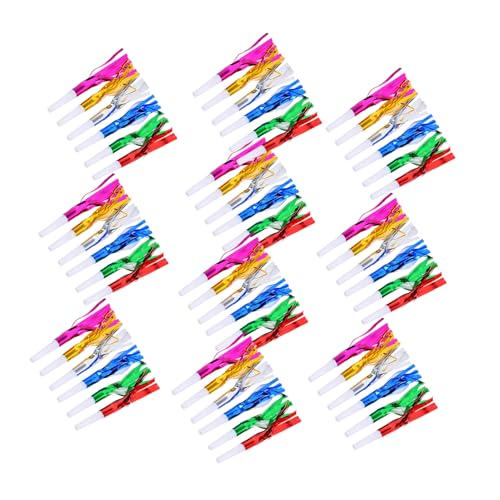 Kisangel 60 Stück Kinderpartei Pfeife Partygebläse Krachmacher Geburtstagspfeife Kinderspielzeug Trompete Kinderparty-Gebläse Farbenfrohe Pfeife Kinderspielzeug pfeifen Partyblocken Plastik Kisangel 60 Stück Kinderpartei Pfeife Partygebläse Krachmacher Geburtstagspfeife Kinderspielzeug Trompete Kinderparty-Gebläse Farbenfrohe Pfeife Kinderspielzeug pfeifen Partyblocken Plastik von Kisangel