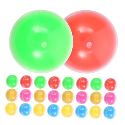 Kisangel 60 Stück Teiliges Leere Runde Kunststoffkapseln für Spielzeugautomaten und Überraschungspreise Farbige Halbtransparente Verkaufsautomat Kugeln für Kinderpartys und Kisangel 60 Stück Teiliges Leere Runde Kunststoffkapseln für Spielzeugautomaten und Überraschungspreise Farbige Halbtransparente Verkaufsautomat Kugeln für Kinderpartys und von Kisangel