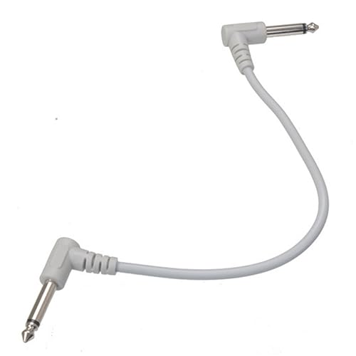 Kisangel 6Stücke Ellenbogen Patchkabel Für Gitarre Hochwertige Effektpedal Verbindungskabel Für Gitarren Effekte Flexible Audio Leitungen Für Pedal Board Nutzung von Kisangel