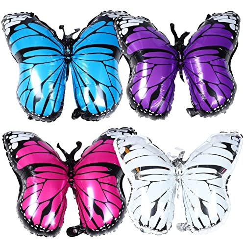 Kisangel 8 Stück Bunte Schmetterlingsballons Rosa Geburtstag Luftballons Partydekorationen schmetterling geburtstag dekorationen Geburtstagsfeierdekorationen Aluminiumfolie Kisangel 8 Stück Bunte Schmetterlingsballons Rosa Geburtstag Luftballons Partydekorationen schmetterling geburtstag dekorationen Geburtstagsfeierdekorationen Aluminiumfolie von Kisangel