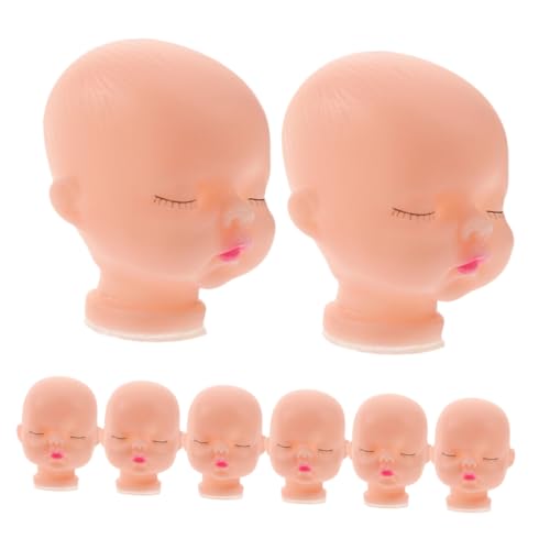Kisangel 8 Stück Puppenköpfe kinderpuppe Puppenkopf Puppenbasteln Puppenhandwerk Puppenkörper Puppen Reparatur Puppenbastelmaterial Puppenkunst DIY Puppenprojekt Schlafpuppe Vinyl Kisangel 8 Stück Puppenköpfe kinderpuppe Puppenkopf Puppenbasteln Puppenhandwerk Puppenkörper Puppen Reparatur Puppenbastelmaterial Puppenkunst DIY Puppenprojekt Schlafpuppe Vinyl von Kisangel