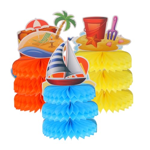 Kisangel 9 Stück Mittelstücke Wabendekor Bienenwabe Lieferungen Aha Dekoration Party Gefälligkeiten Strand-waben-mittelstücke Luau-partyzubehör Sommer Stroh Fiesta Papier Kisangel 9 Stück Mittelstücke Wabendekor Bienenwabe Lieferungen Aha Dekoration Party Gefälligkeiten Strand-waben-mittelstücke Luau-partyzubehör Sommer Stroh Fiesta Papier von Kisangel