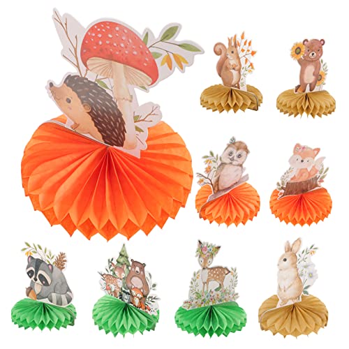 Kisangel 9 Stück Tierparty Ornamente Hochzeit Kindergarten Bienenwabe Dekorationen Waldwaben-mittelstücke Wabenornamente Cartoon Wabenschmuck 350 g Weißer Karton Kisangel 9 Stück Tierparty Ornamente Hochzeit Kindergarten Bienenwabe Dekorationen Waldwaben-mittelstücke Wabenornamente Cartoon Wabenschmuck 350 g Weißer Karton von Kisangel