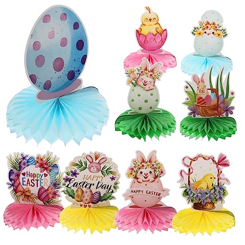 Kisangel 9Stücke Osterparty Deko Wabenbälle Kreative Tischdekoration Mit Hasen Und Eierdesign Für Festliche Anlässe Home Desktop Schmücken Und Osterdeko Kisangel 9Stücke Osterparty Deko Wabenbälle Kreative Tischdekoration Mit Hasen Und Eierdesign Für Festliche Anlässe Home Desktop Schmücken Und Osterdeko von Kisangel