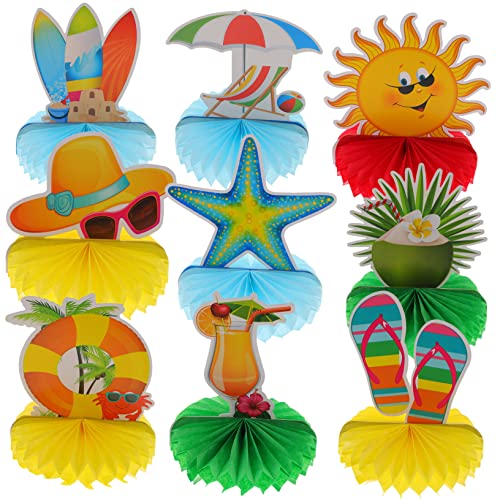Kisangel 9Stücke Wabenschmuck Für Hawaii Party Dekoration Kreative Papier Waben Ornamente Als Gastgeschenke Und Tischdekoration Für Sommerfeiern Und Luau Events Kisangel 9Stücke Wabenschmuck Für Hawaii Party Dekoration Kreative Papier Waben Ornamente Als Gastgeschenke Und Tischdekoration Für Sommerfeiern Und Luau Events von Kisangel