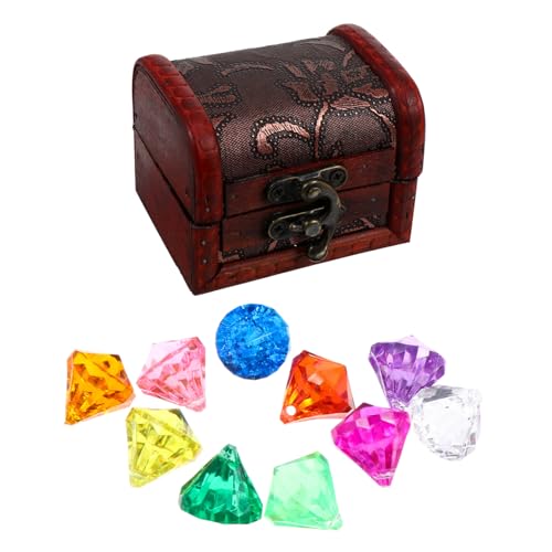 Kisangel Acryl Perlen Schmuckset Edelsteine Bastelset Diamanten Bunte DIY Schmucksteine für Party Dekoration und Geeignet von Kisangel