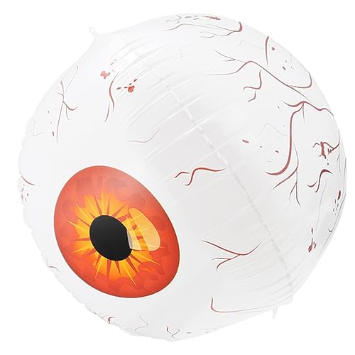 Kisangel Augapfelballon Inflatable Eyeball Ballon Für Halloween Party Dekoration Für Szenenlayout Und Festlichkeiten Party Deko von Kisangel