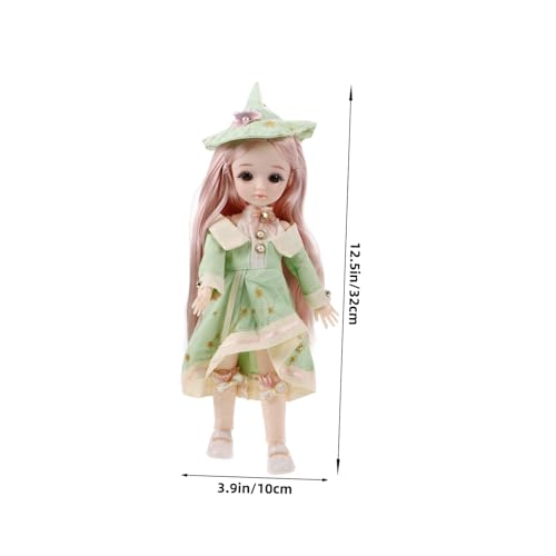 Kisangel Bjd Gelenkpuppe mit Flexiblen Gelenken Boho Sommerstil Kleidung Schuhen und Hut Lebendige Handgefertigte Puppe für Sammler und Mädchen Kisangel Bjd Gelenkpuppe mit Flexiblen Gelenken Boho Sommerstil Kleidung Schuhen und Hut Lebendige Handgefertigte Puppe für Sammler und Mädchen von Kisangel