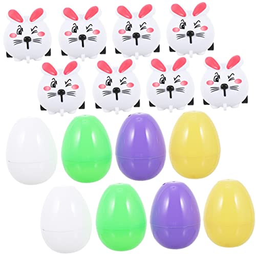Kisangel Bunte Ostereier mit Bunny Spielzeugfüllung für Ostereiersuche und Party Goodie Bags Sicher und Langlebig Kisangel Bunte Ostereier mit Bunny Spielzeugfüllung für Ostereiersuche und Party Goodie Bags Sicher und Langlebig von Kisangel