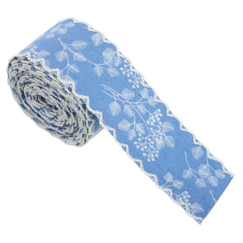 Kisangel Denim Band mit Spitzenkante Robustes Jeansstoffband für Kreative Diy Projekte Breit Yards für Modeaccessoires und Haarschleifen von Kisangel
