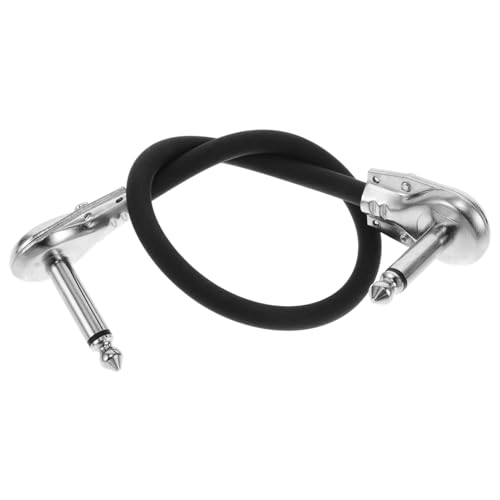 Kisangel E Gitarrenkabel Gitarrenkabel Pedalkabel Gitarreneffektkabel Bassgitarrenkabel Ampkabel Für E Gitarre E Gitarrenkabel Gitarrenkabel Rechtwinklig Schwarzes Messing von Kisangel