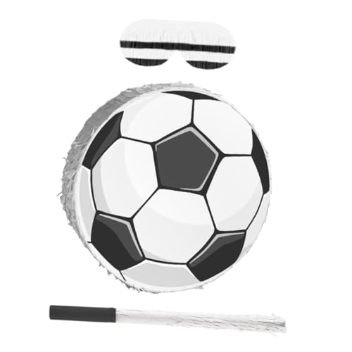 Kisangel Fußball Pinata mit und Augenmaske Bunte Geburtstagsdeko für Stabile Karton Konstruktion für Fußball Mottopartys Spiele und Schulveranstaltungen Kisangel Fußball Pinata mit und Augenmaske Bunte Geburtstagsdeko für Stabile Karton Konstruktion für Fußball Mottopartys Spiele und Schulveranstaltungen von Kisangel
