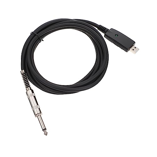 Kisangel Gitarren Anschlusskabel USB Audio Verbindungskabel Langlebig für Elektrische Gitarren Mixer und Lautsprecher von Kisangel