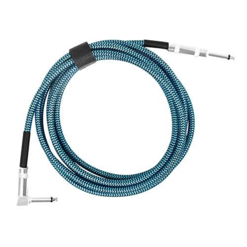 Kisangel Gitarrenkabel Bass Effektorkabel Geräuschreduzierung Langlebiges Audiokabel Für Gitarren Bässe Mixer Und Lautsprecher Für Studio von Kisangel