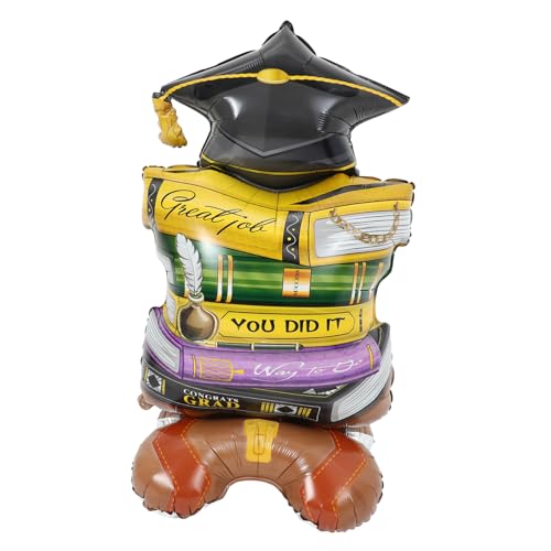 Kisangel Graduation Party Foil Balloon Buch Design Dekorative Abschlussballons für Unvergessliche Erinnerungen und Festliche für Fotos und Schulfeiern Kisangel Graduation Party Foil Balloon Buch Design Dekorative Abschlussballons für Unvergessliche Erinnerungen und Festliche für Fotos und Schulfeiern von Kisangel