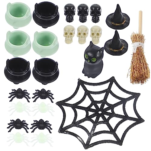 Kisangel Halloween Miniaturfiguren Set Teiliges Zubehör für Puppenhäuser Kreative Dekoration für Halloween Feiern und Diy Projekte aus Hochwertigem Kunststoff Sicher und Detailliert Kisangel Halloween Miniaturfiguren Set Teiliges Zubehör für Puppenhäuser Kreative Dekoration für Halloween Feiern und Diy Projekte aus Hochwertigem Kunststoff Sicher und Detailliert von Kisangel