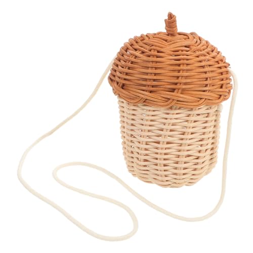 Kisangel Handgewebte Rattantasche Im Kiefernzapfen Design Kleine Umhängetasche Für Dekoration Für Partys Und Fotografie Und Vielseitig Einsetzbar Für Aufbewahrung Kisangel Handgewebte Rattantasche Im Kiefernzapfen Design Kleine Umhängetasche Für Dekoration Für Partys Und Fotografie Und Vielseitig Einsetzbar Für Aufbewahrung von Kisangel