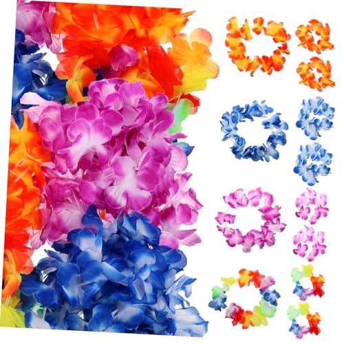 Kisangel Hawaii Leis Teilig Buntes Hawaii Party Zubehör mit Blumenkette Stirnband und Armbändern Künstliche Blumen für Luau Hochzeit Strandfest und Fotorequisiten Kisangel Hawaii Leis Teilig Buntes Hawaii Party Zubehör mit Blumenkette Stirnband und Armbändern Künstliche Blumen für Luau Hochzeit Strandfest und Fotorequisiten von Kisangel