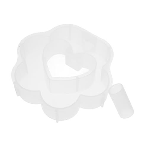 Kisangel Herzförmige Silikonform für Hydroponikvase Flexibel und Langlebig Geeignet für DIY Epoxidharz und Dekorative Tischdeko für Zuhause und Büro Vielseitige Gießform für Kreative von Kisangel
