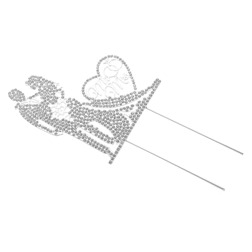 Kisangel Hochzeitstorte Topper Oh Dekoration Braut Party Kuchen Dekorativer Hochzeitstopper Gefälligkeiten Für Hochzeitsfeiern Dessert-topper Silver Zinklegierung Kisangel Hochzeitstorte Topper Oh Dekoration Braut Party Kuchen Dekorativer Hochzeitstopper Gefälligkeiten Für Hochzeitsfeiern Dessert-topper Silver Zinklegierung von Kisangel