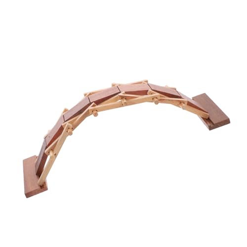 Kisangel Holzbausatz Arch Bridge DIY aus Natürlichem Holz Pädagogisches Wissenschaftsspielzeug für Fördert Kreativität Geduld und Handwerkliche Fähigkeiten von Kisangel