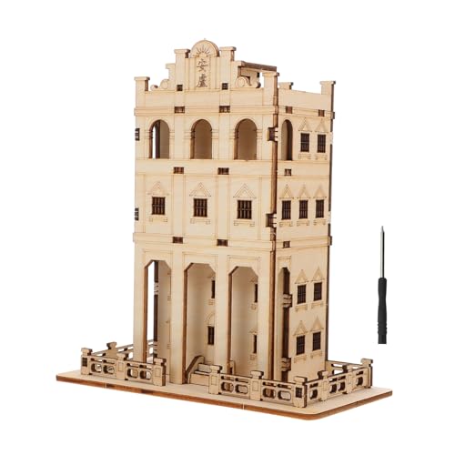Kisangel Holzpuzzle DIY Holzbausatz Handgefertigt Pädagogisch Kreativ für Jungen Mädchen Dekoration von Kisangel