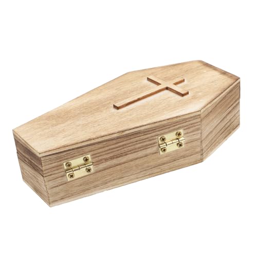 Kisangel Kasten Sargförmige Schmuckschatulle Sarg Schmuck Boxen mit Deckel Sargregal Party Streich halloween dekoration halloween-dekoration Tabletop -Ornamente Halloween-Ringhalter hölzern Kisangel Kasten Sargförmige Schmuckschatulle Sarg Schmuck Boxen mit Deckel Sargregal Party Streich halloween dekoration halloween-dekoration Tabletop -Ornamente Halloween-Ringhalter hölzern von Kisangel
