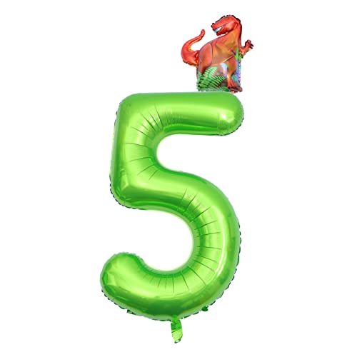 Kisangel Kombination aus digitaler Ballon Dinosaurier 4 Ballon dunkelrote Luftballons Rosa Party hochzeitsdeko dekorativer Luftballon Ballons Aluminiumfolie von Kisangel