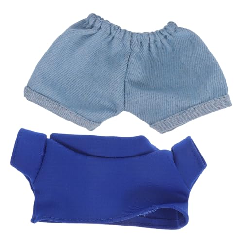 Kisangel Kostümset für Puppen Wiederverwendbare Weiche Kleidung mit T Shirt und Jeans für Große Stofftiere Niedliches Design für Kreatives und Endlose Umkleidemöglichkeiten Kisangel Kostümset für Puppen Wiederverwendbare Weiche Kleidung mit T Shirt und Jeans für Große Stofftiere Niedliches Design für Kreatives und Endlose Umkleidemöglichkeiten von Kisangel