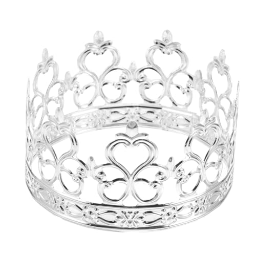 Kisangel Kronenkuchen Dekorieren Kuchendekorationen Aus Gold -blumenkrone Mini-kronen Für Blumensträuße Autos Kuchendekorationen Krone Cupcake Topper Kuchenkrone Silver Eisenblech von Kisangel