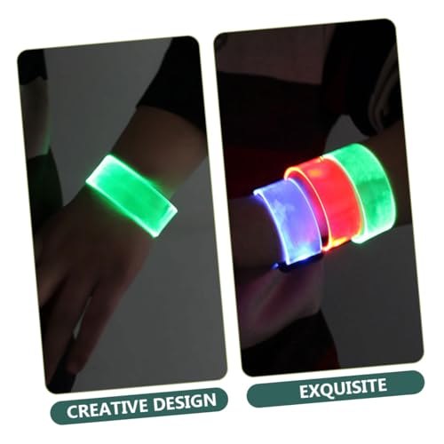 Kisangel LED Leuchtarmband Glow in The Dark für Party Silvester Kindergeburtstag Leicht Hautfreundlich Verstellbar für Konzert und Nachtveranstaltungen Kisangel LED Leuchtarmband Glow in The Dark für Party Silvester Kindergeburtstag Leicht Hautfreundlich Verstellbar für Konzert und Nachtveranstaltungen von Kisangel