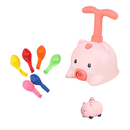 Kisangel Ballonauto-spielzeug Für Junge Mädchen Aus Hochwertigem Material Langlebig Mit Ballonpumpen-funktion Geeignet Für Früherziehung Und Lernspielzeug von Kisangel