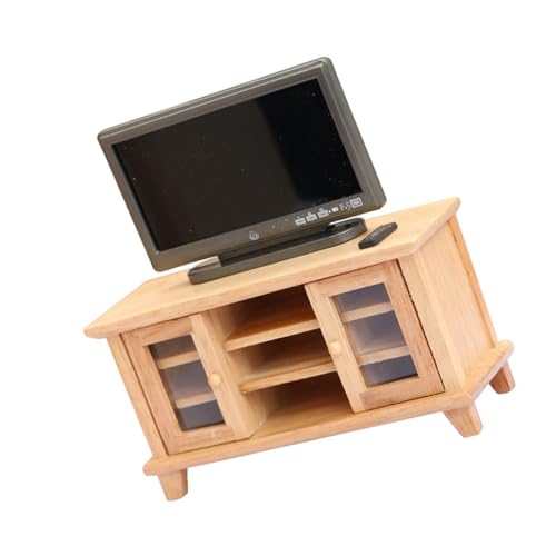 Kisangel Maßstab Holz Modell Ornament Kommode Wohnzimmer Dekoration Zubehör für Mini Haus Kisangel Maßstab Holz Modell Ornament Kommode Wohnzimmer Dekoration Zubehör für Mini Haus von Kisangel